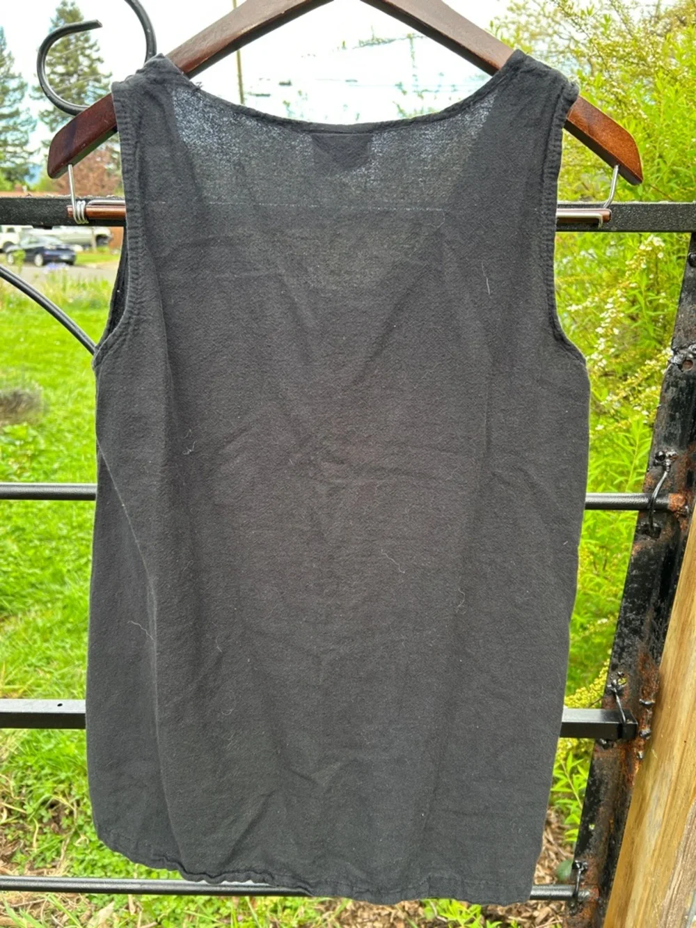 Drawstrings of Malibu black all cotton tank size XS - Picture 2 of 4